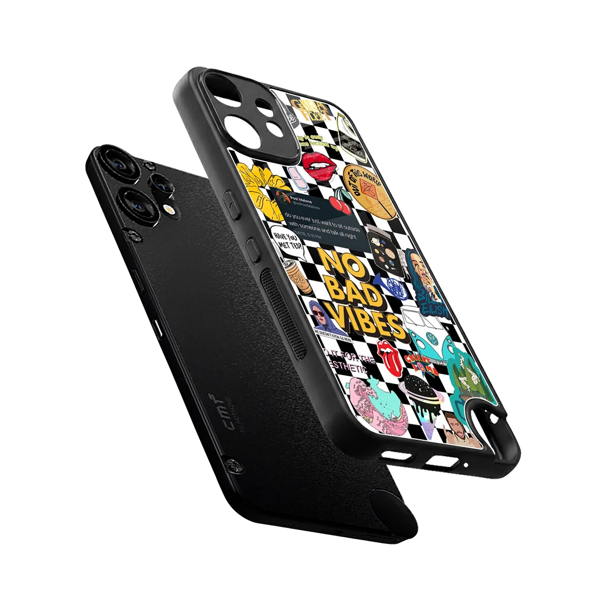 Mood Board sleek cmf nothing phone 2 pro cover with tempered glass back and TPU edges