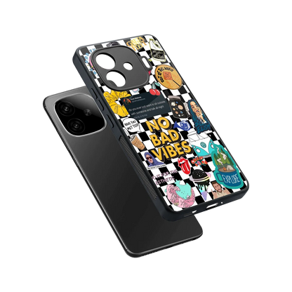 Mood Board sleek iqoo neo 10r 5g cover with tempered glass back and TPU edges