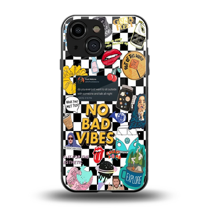 Mood Board back phone cover | glass case for iphone 12 mini