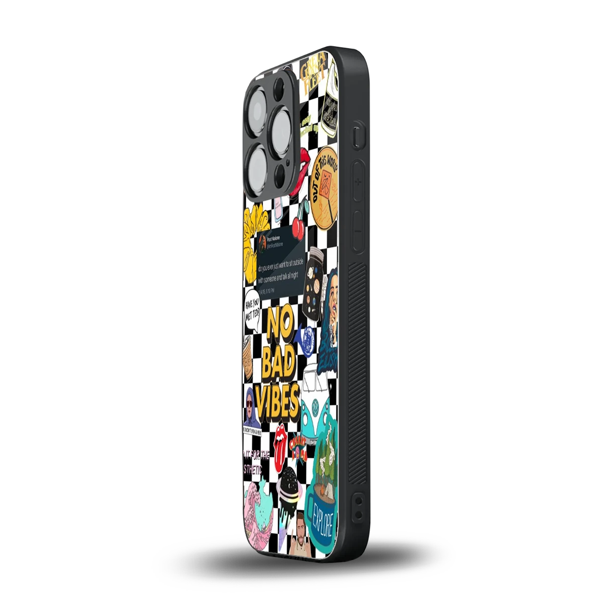 Mood Board iphone 13 pro mobile cover | shockproof glass phone case