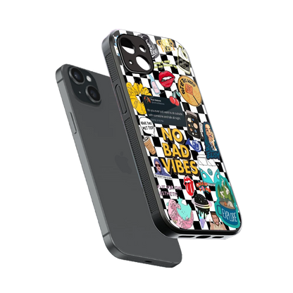 Mood Board sleek iphone 14 plus cover with tempered glass back and TPU edges