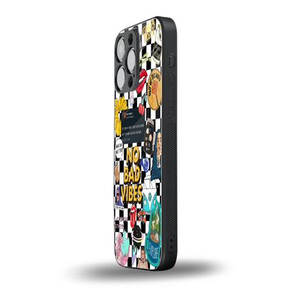 Mood Board iphone 15 pro max mobile cover | shockproof glass phone case