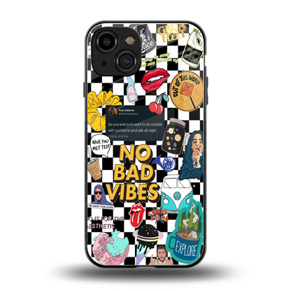 Mood Board back phone cover | glass case for iphone 15