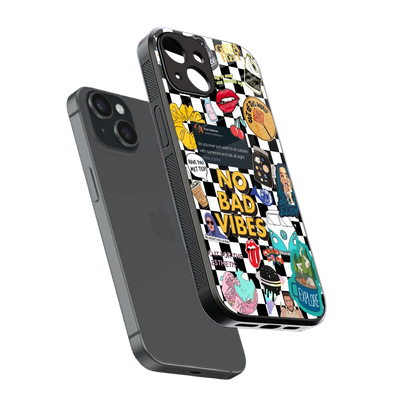 Mood Board sleek iphone 15 cover with tempered glass back and TPU edges