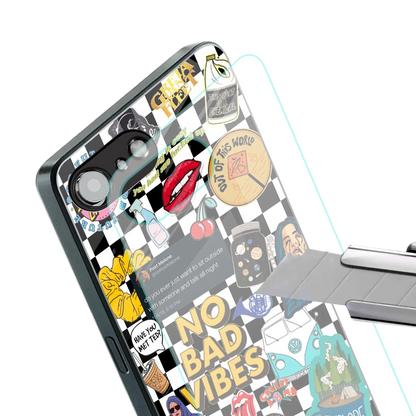 Mood Board stylish phone case for iphone 16e | glossy glass and slim fit