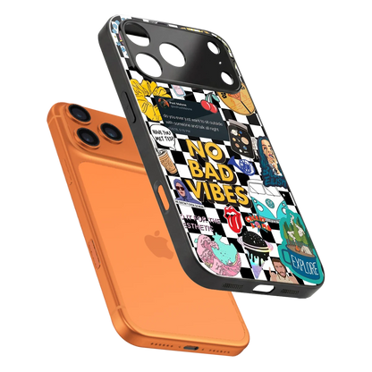 Mood Board sleek iphone 17 pro cover with tempered glass back and TPU edges