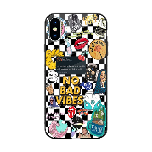 Mood Board back phone cover | glass case for iphone xs
