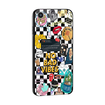 Mood Board sleek iphone xr cover with tempered glass back and TPU edges