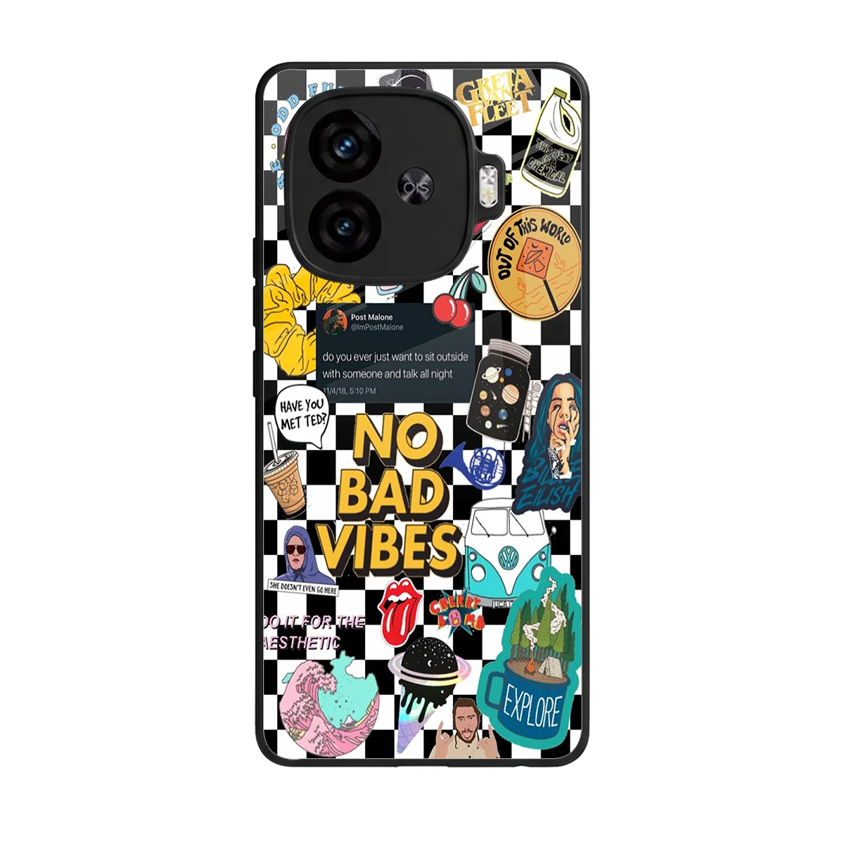 Mood Board back phone cover | glass case for iqoo neo 10r 5g