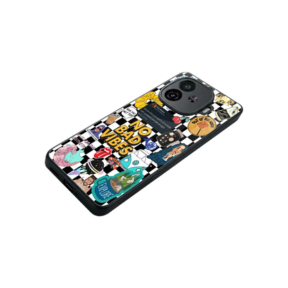 Mood Board stylish phone case for iqoo neo 10r 5g | glossy glass and slim fit