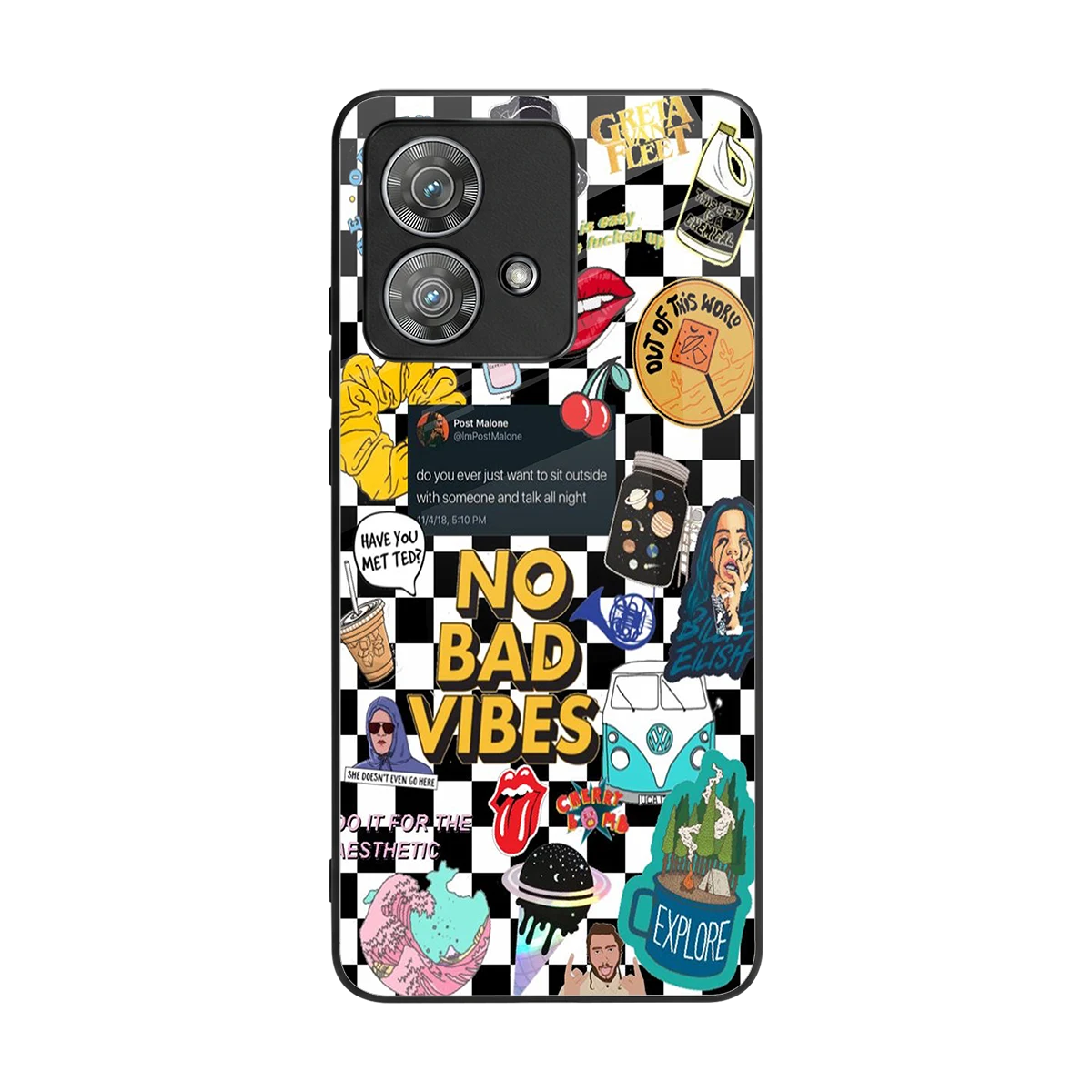 Mood Board back phone cover | glass case for motorola edge 40 neo 5g