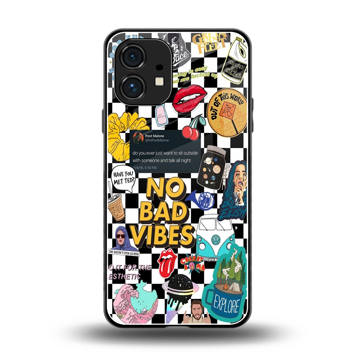 Mood Board back phone cover | glass case for nothing phone 1