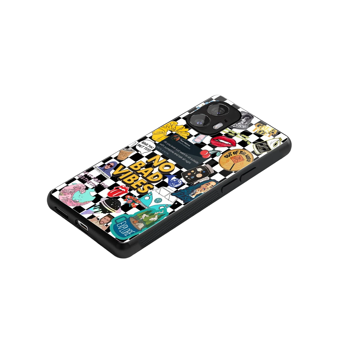Mood Board stylish phone case for nothing phone 2 | glossy glass and slim fit