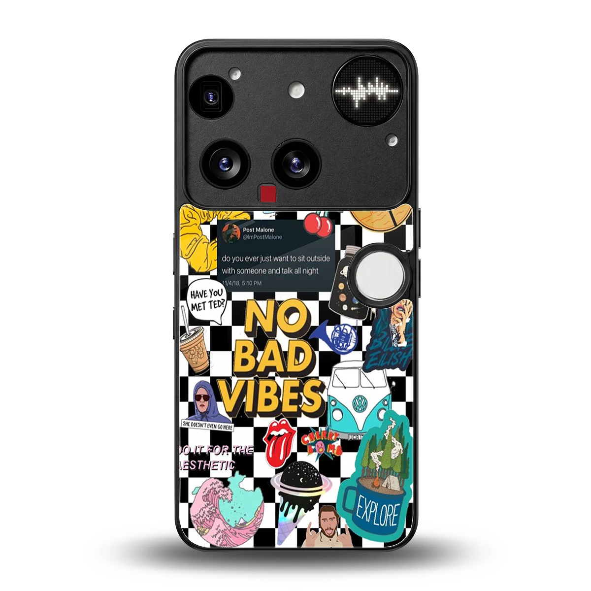 Mood Board back phone cover | glass case for nothing phone 3