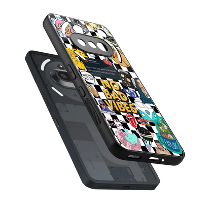 Mood Board sleek nothing phone 3a cover with tempered glass back and TPU edges