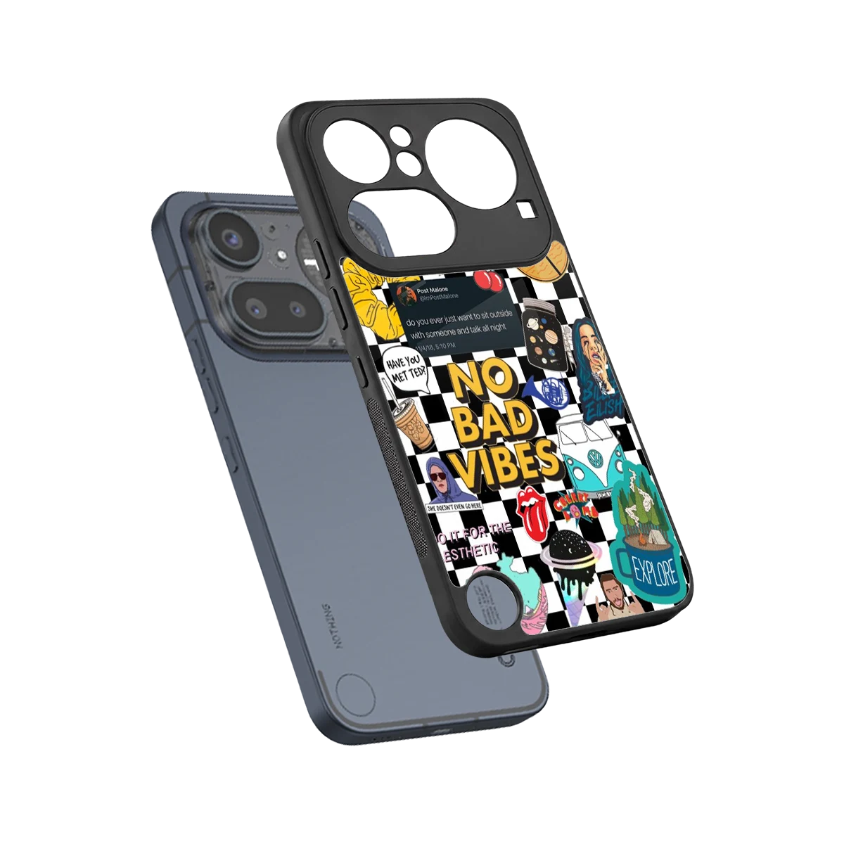 Mood Board sleek nothing phone 4a pro cover with tempered glass back and TPU edges