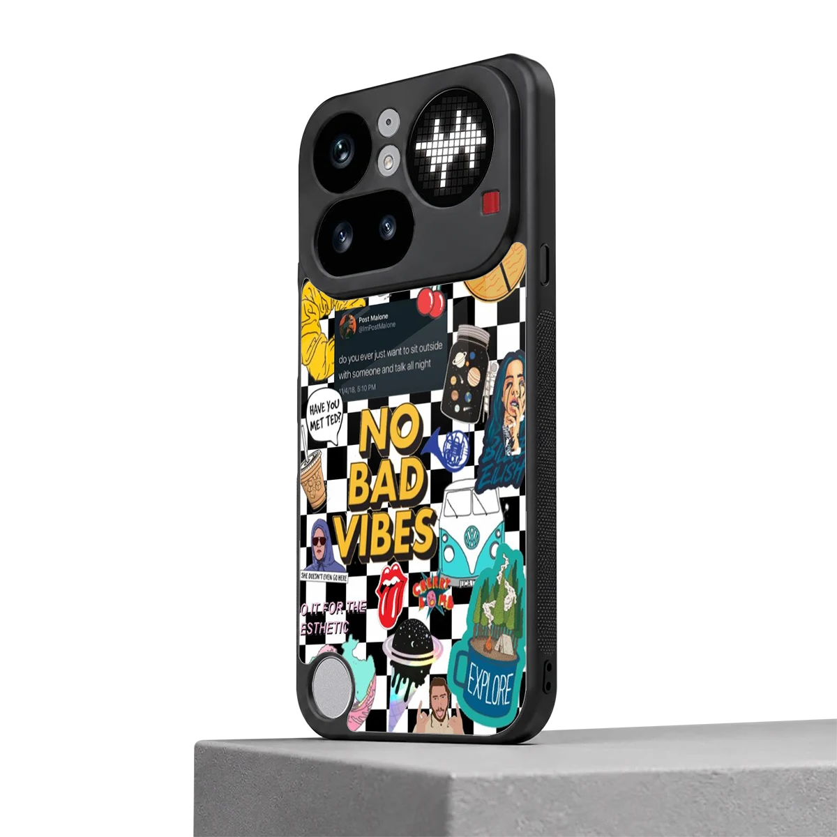 Mood Board nothing phone 4a pro mobile cover | shockproof glass phone case