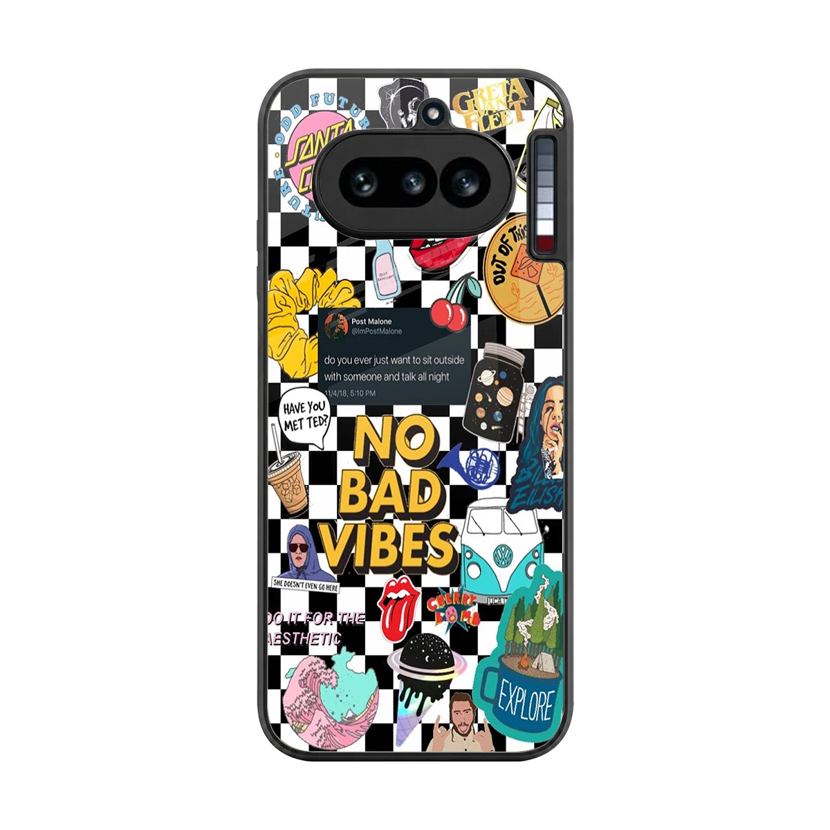 Mood Board back phone cover | glass case for nothing phone 4a