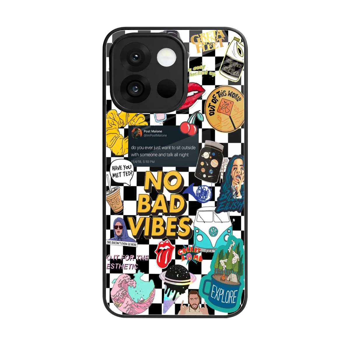 Mood Board back phone cover | glass case for oneplus 13s