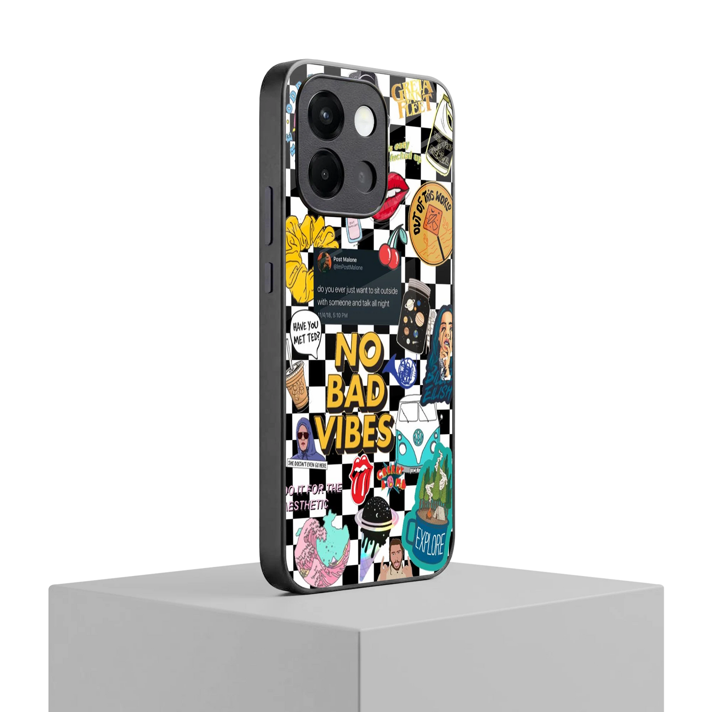 Mood Board oneplus 13s mobile cover | shockproof glass phone case