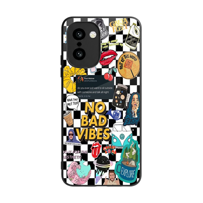 Mood Board back phone cover | glass case for oneplus 15r