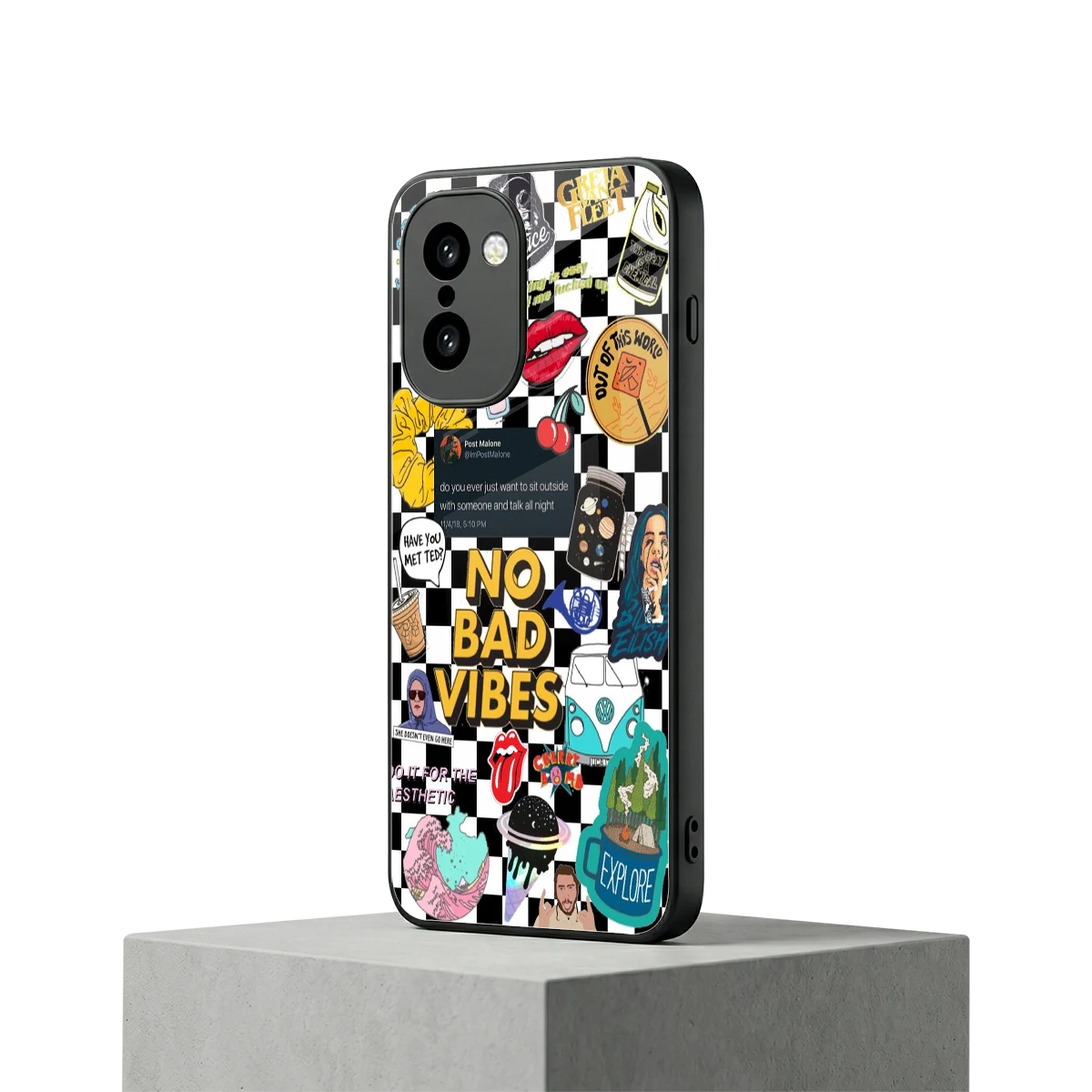 Mood Board oneplus 15r mobile cover | shockproof glass phone case