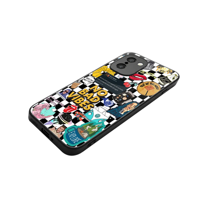 Mood Board stylish phone case for oneplus 15r | glossy glass and slim fit