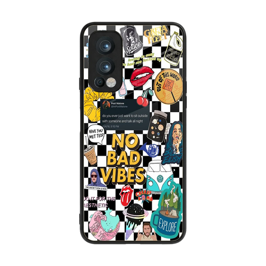Mood Board back phone cover | glass case for oneplus nord 2