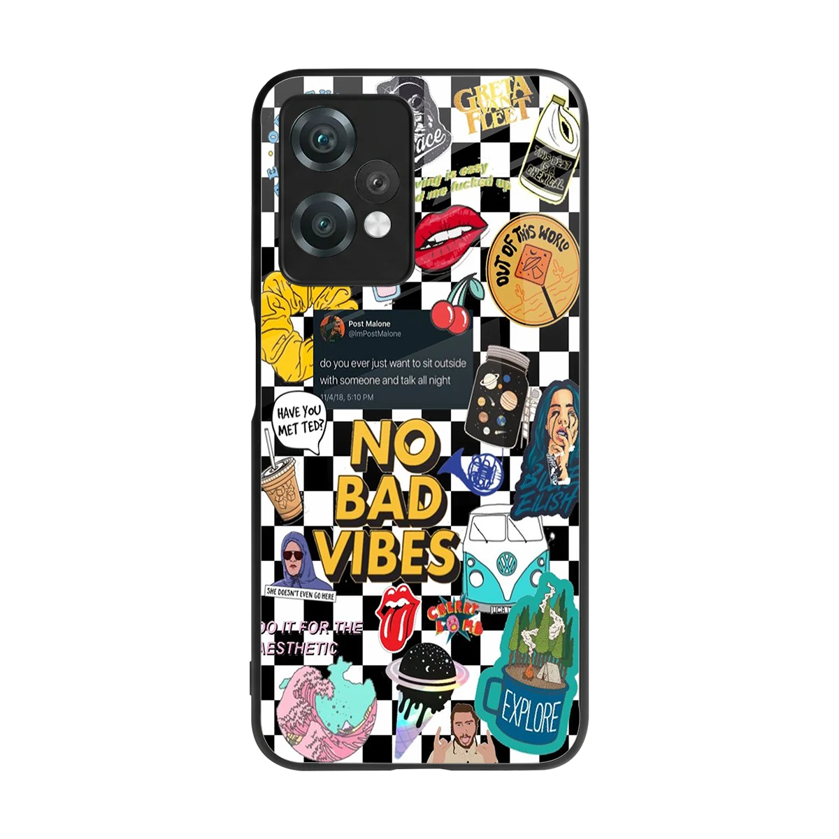 Mood Board back phone cover | glass case for oneplus nord ce 2 lite