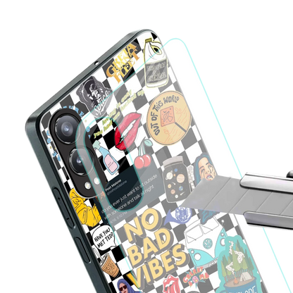 Mood Board stylish phone case for oneplus nord ce 4 lite | glossy glass and slim fit