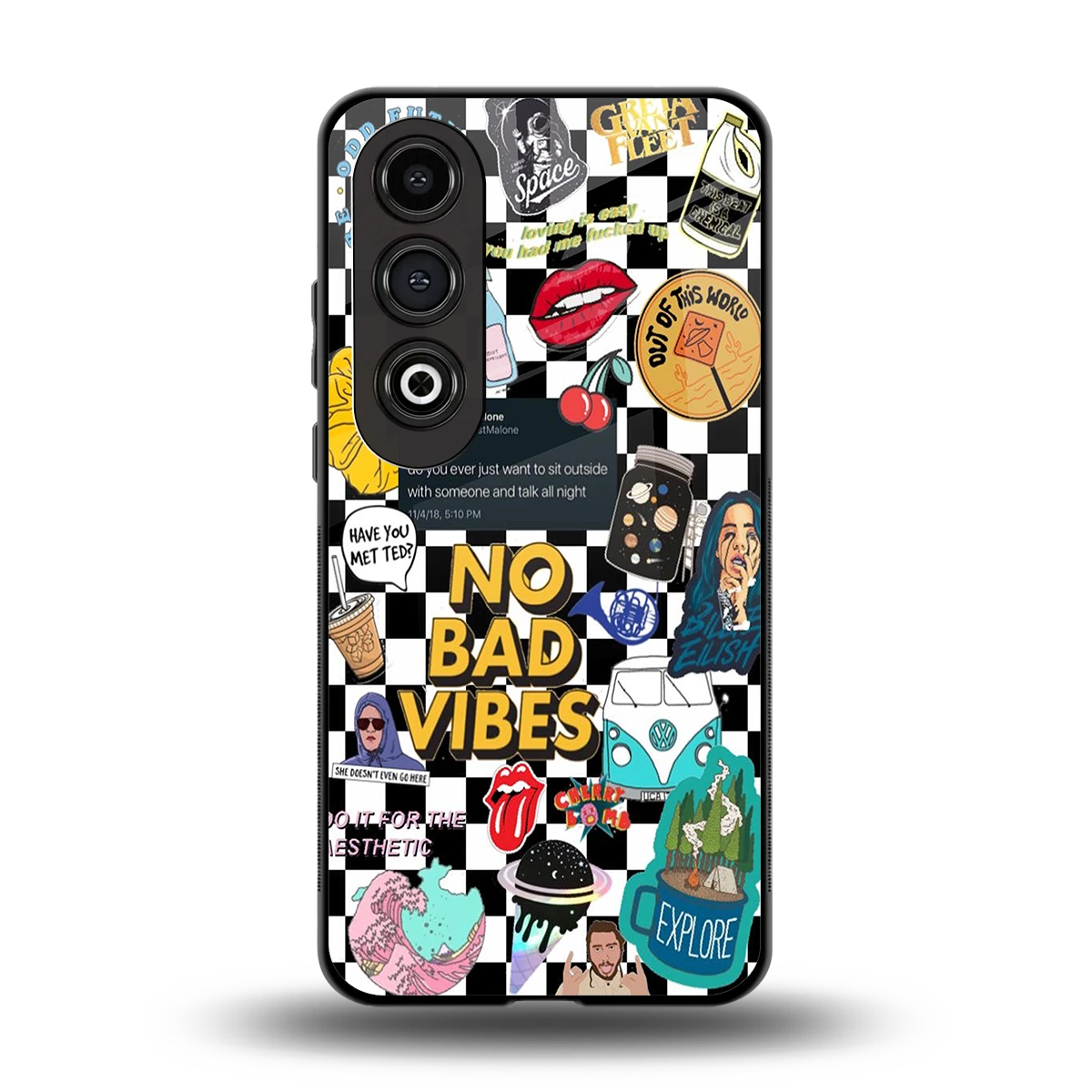 Mood Board back phone cover | glass case for oneplus nord ce 4