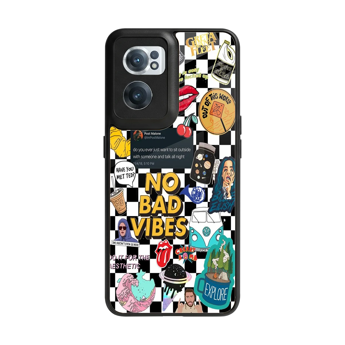 Mood Board back phone cover | glass case for oneplus nord ce 2