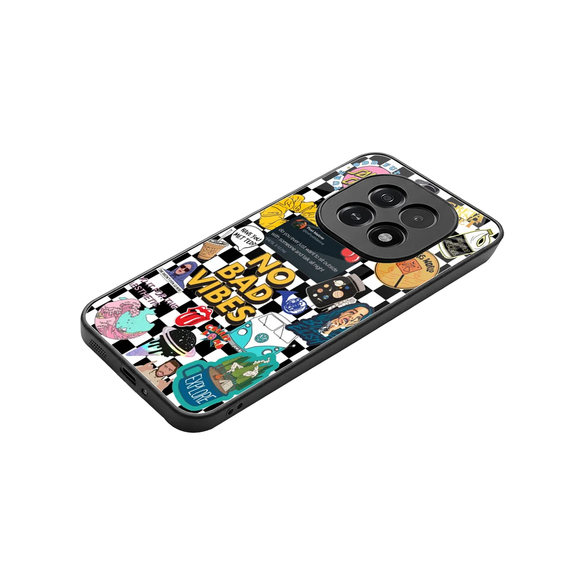 Mood Board stylish phone case for oppo f29 5g | glossy glass and slim fit
