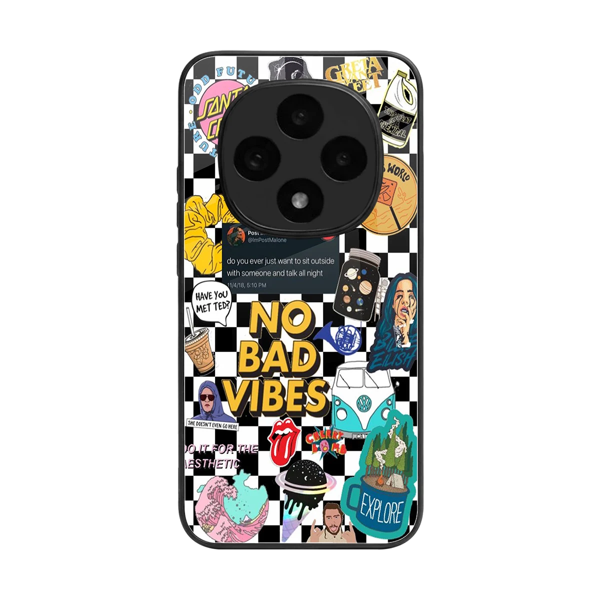 Mood Board back phone cover | glass case for oppo f31 pro 5g