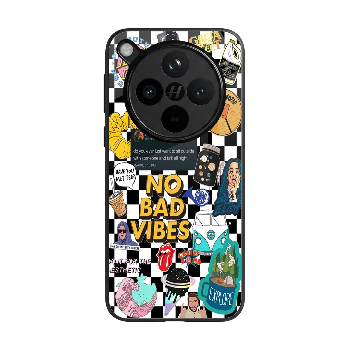 Mood Board back phone cover | glass case for oppo find x8