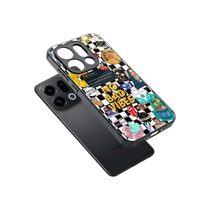 Mood Board sleek oppo find x9 cover with tempered glass back and TPU edges