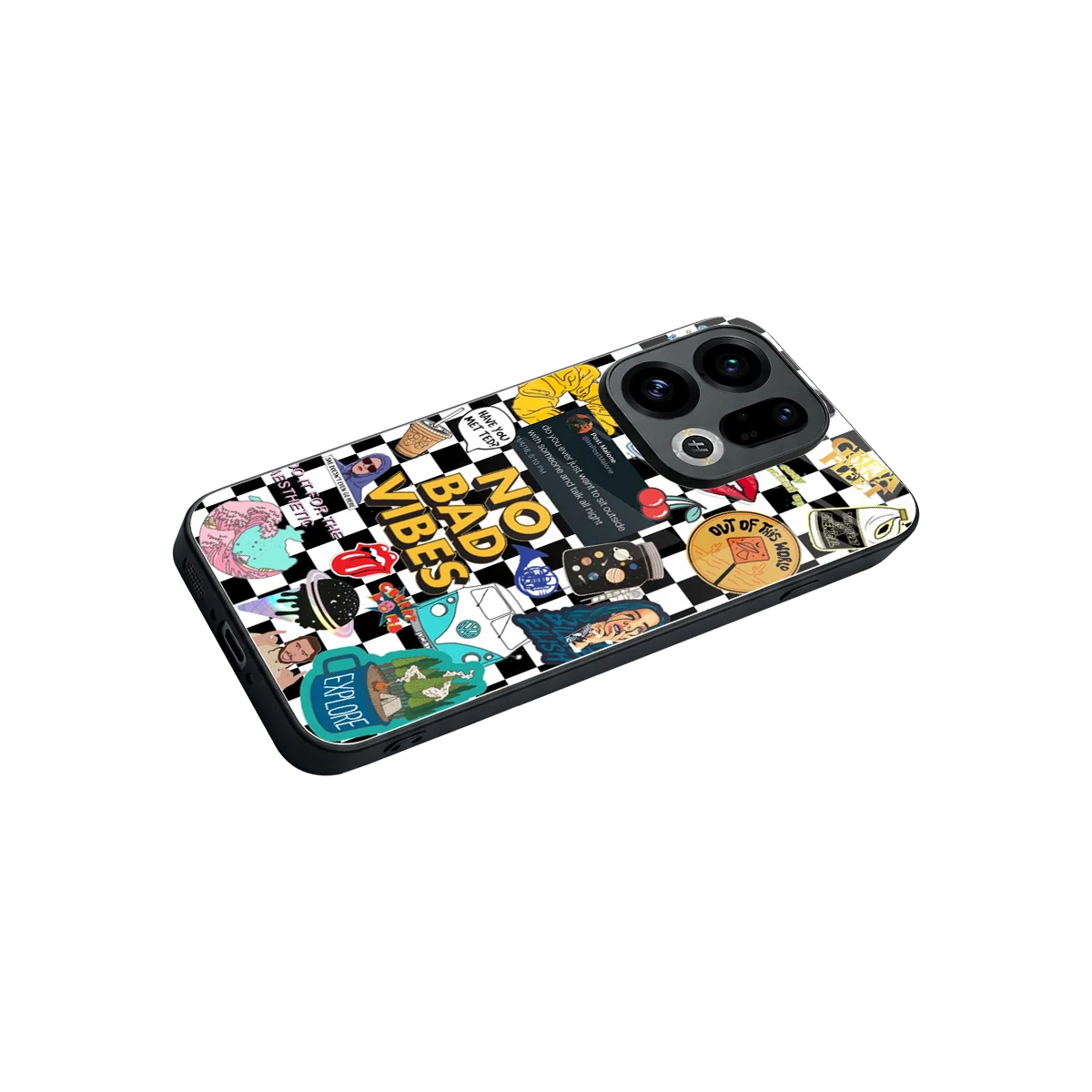 Mood Board stylish phone case for oppo find x9 | glossy glass and slim fit