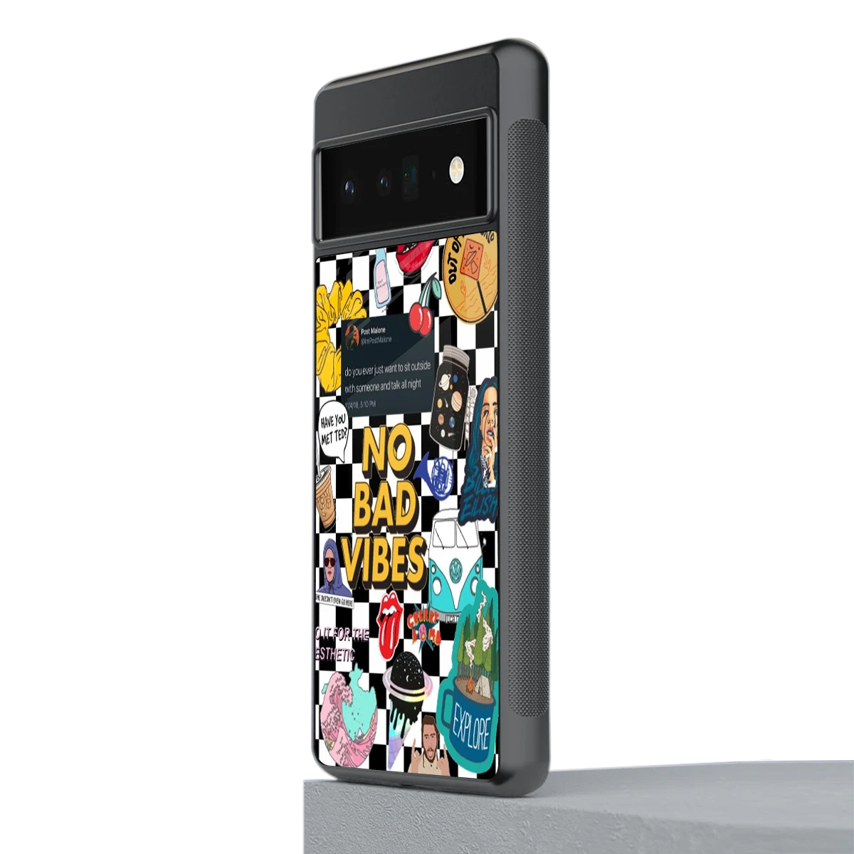 Mood Board stylish phone case for google pixel 6 pro | glossy glass and slim fit