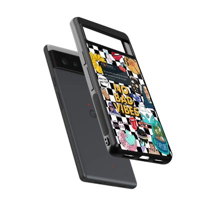 Mood Board sleek google pixel 6 cover with tempered glass back and TPU edges