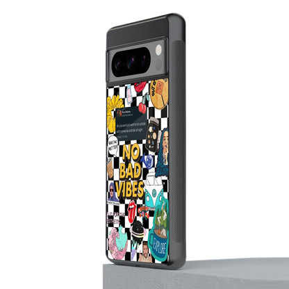 Mood Board stylish phone case for google pixel 8 pro | glossy glass and slim fit