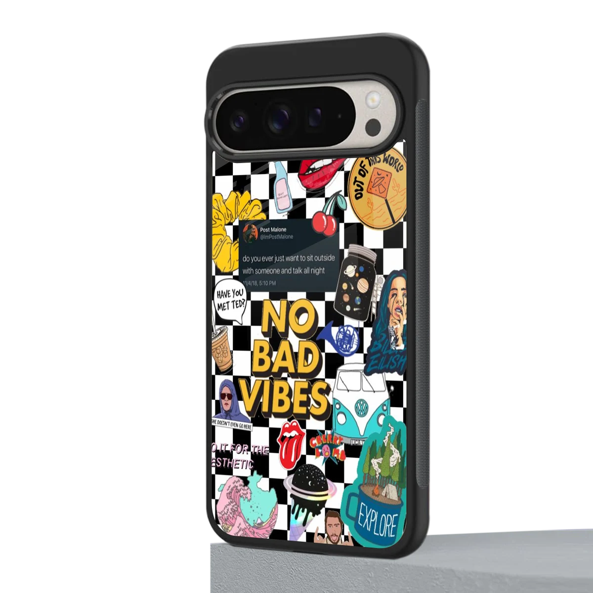 Mood Board google pixel 9 pro mobile cover | shockproof glass phone case