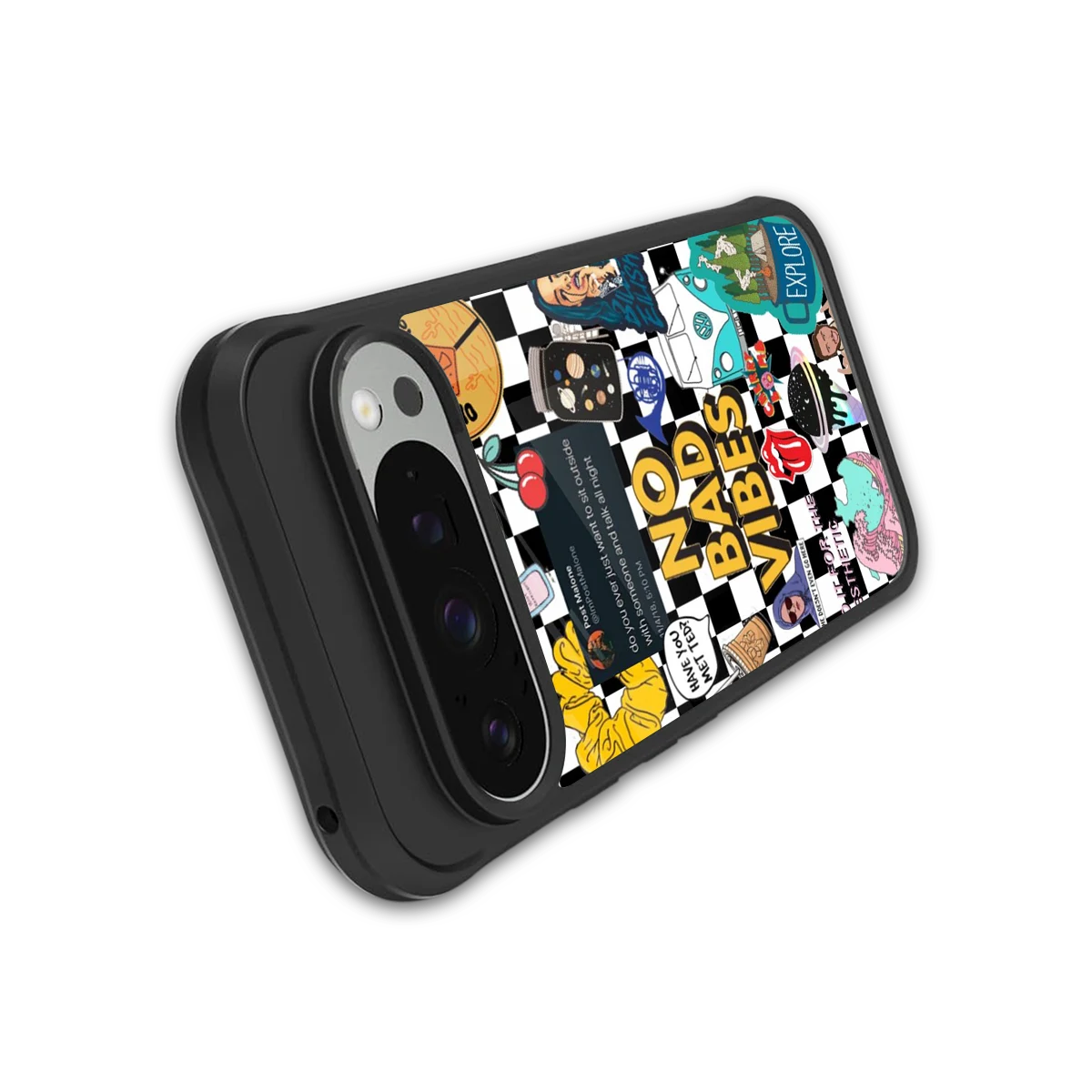 Mood Board stylish phone case for google pixel 9 pro xl | glossy glass and slim fit