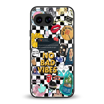 Mood Board back phone cover | glass case for google pixel 9a