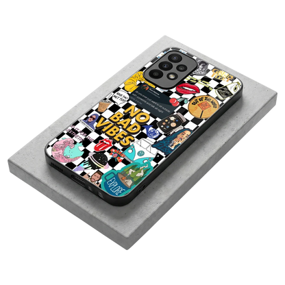 Mood Board stylish phone case for samsung galaxy a23 | glossy glass and slim fit