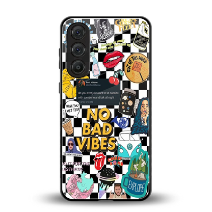 Mood Board back phone cover | glass case for samsung galaxy a55 5g