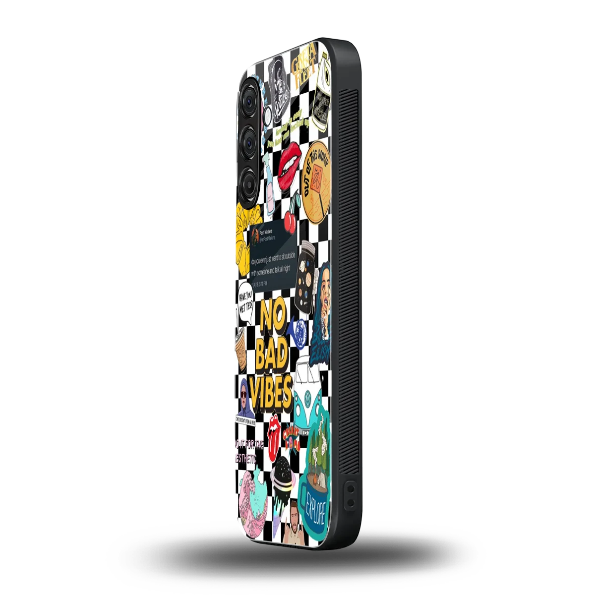 Mood Board samsung galaxy a55 5g mobile cover | shockproof glass phone case