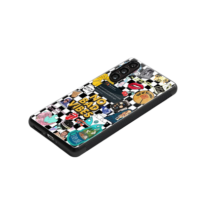 Mood Board stylish phone case for samsung galaxy a55 5g | glossy glass and slim fit