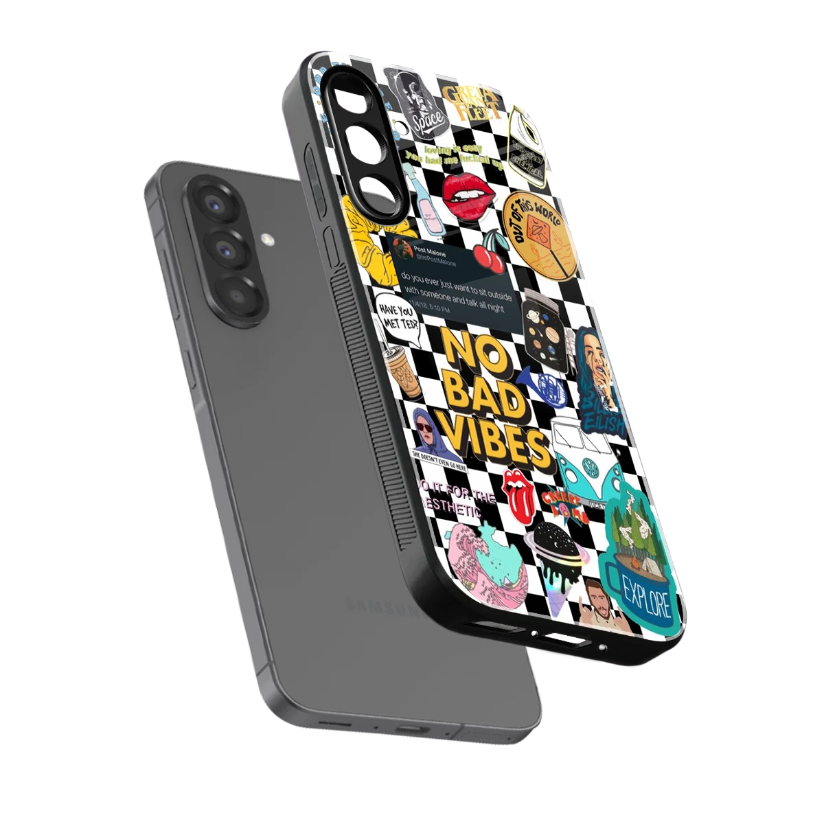 Mood Board sleek samsung galaxy a36 5g cover with tempered glass back and TPU edges