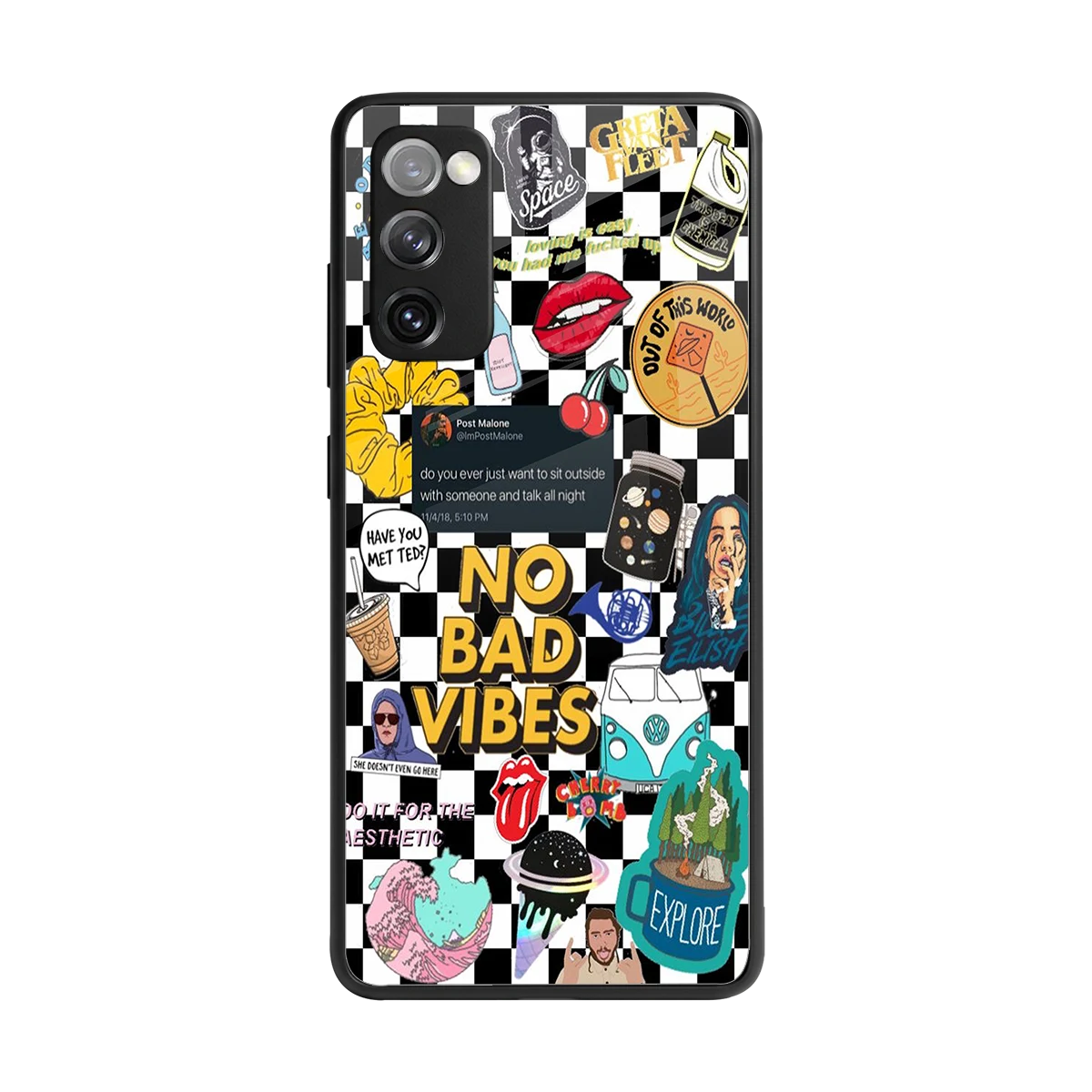 Mood Board back phone cover | glass case for samsung galaxy s20 fe