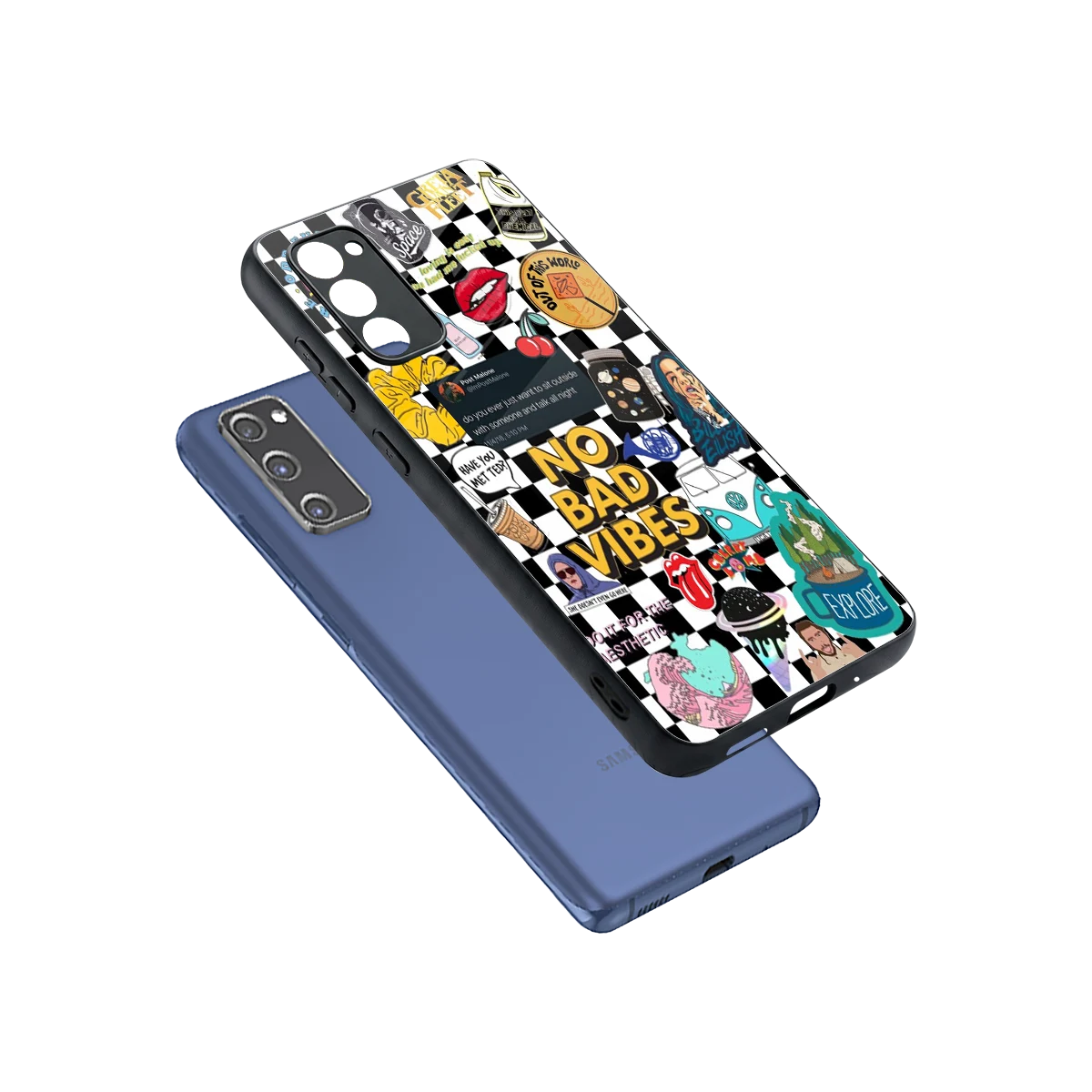 Mood Board sleek samsung galaxy s20 fe cover with tempered glass back and TPU edges